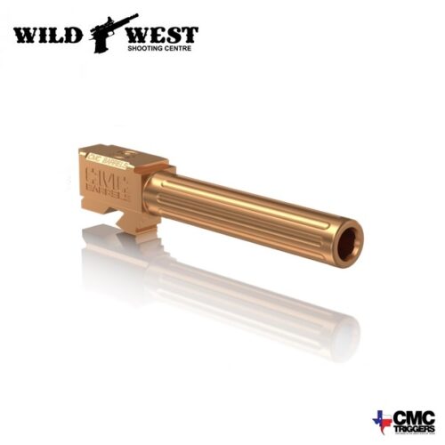 CMC Triggers Glock 34 Fluted Barrel DLC Bronze HxBN