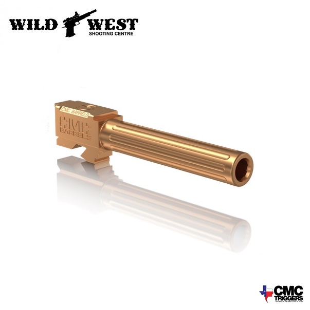 CMC Triggers Glock 34 Fluted Barrel DLC Bronze HxBN