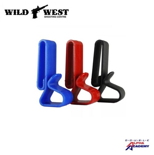 Double Alpha Hearing Protector Belt Clip Black Wild West