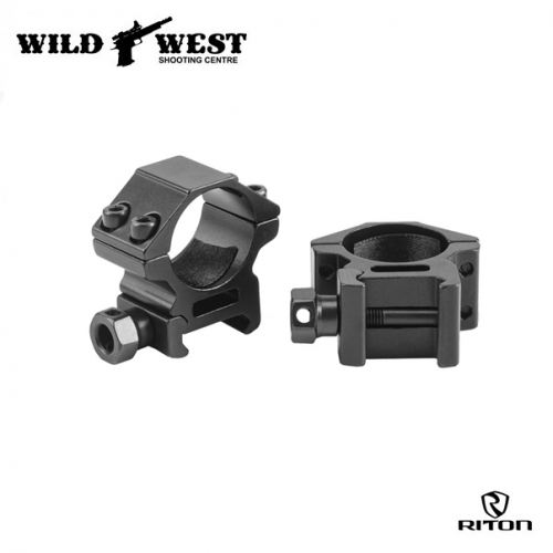 Riton 1-Inch Scope Rings - High