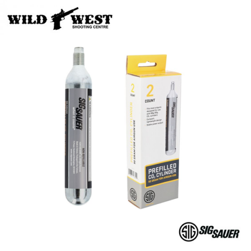 Sig Sauer CO2 Pre-filled 90g. Cannister - 2 Pack