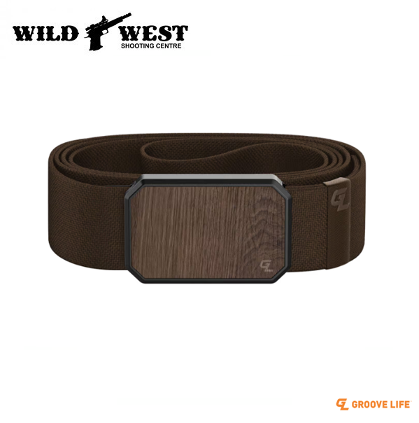 Groove Belt - Brown/Walnut