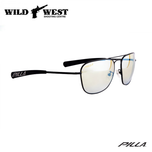 PILLA Lifestyle Solis Sunglasses - Black/Gradient Yellow