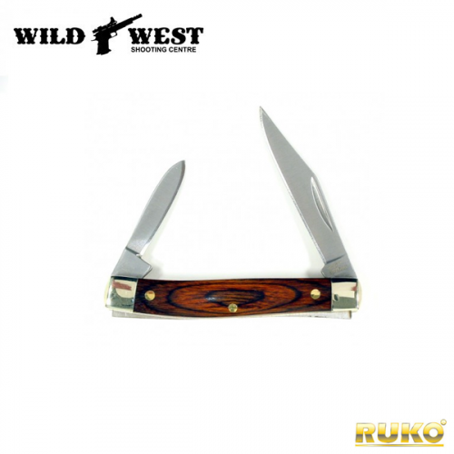 RUKO Knives #RUK0067 2-Blade Muskrat Style Pocket Knife