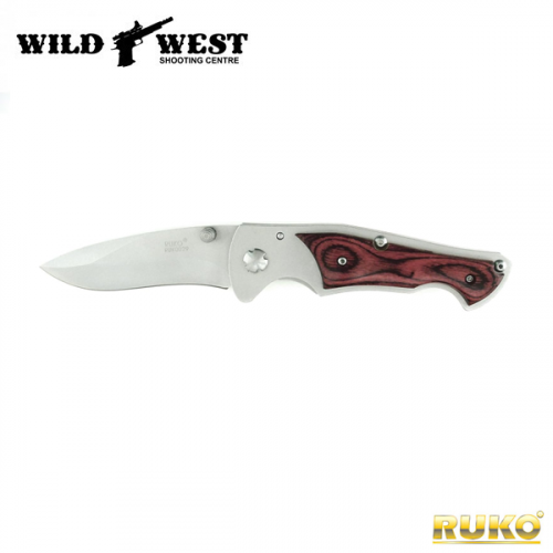 RUKO Knives #RUK0029 Pakkawood Handle Folding Knife