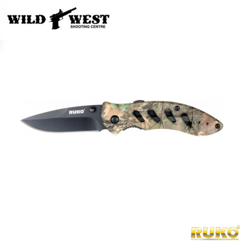RUKO Knives #RUK0175CA SHARK WX-3D Camo Folding Knife