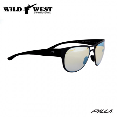 PILLA Lifestyle Levis Sunglasses - Stainless Black/Gradient Yellow