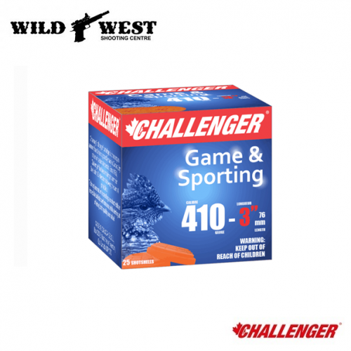 Challenger Game & Sporting .410ga 3" #6 11/16oz. - 25 Rounds