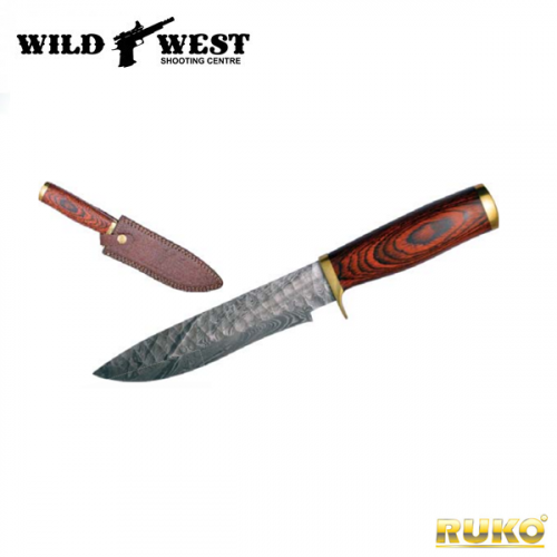 RUKO Knives #RUK0117 Damascus Fire Forged Knife