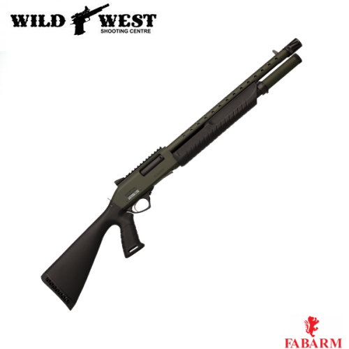 Fabarm Martial Pump-Action 12ga. 18" - O.D. Green