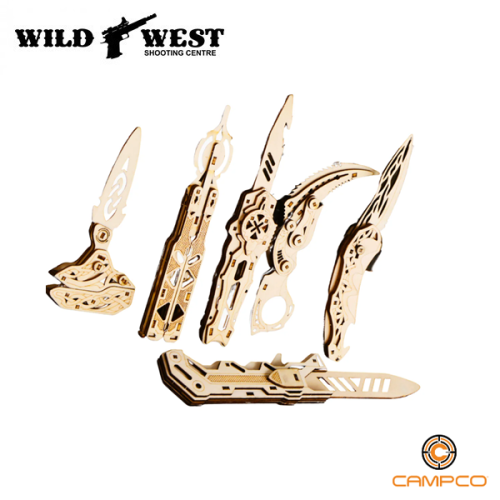 CampCo Caliber Wood Knives Puzzle