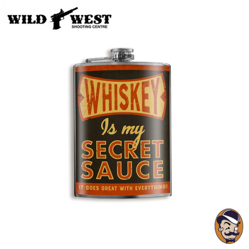 Lucky Jack "Whiskey Is My Secret Sauce" 8oz. Flask