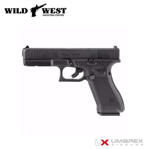 Umarex GLOCK G17 Gen 5 M.O.S Blowback .177 BB Air Pistol w/ Optic Plates