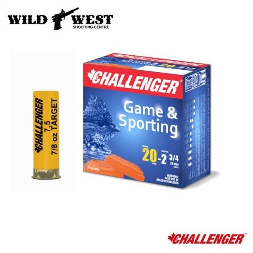 Challenger Munitions Target Load 20ga 2-3/4, #8, 7/8oz.
