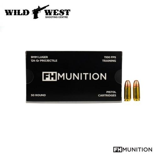 FH Munition 9mm 124gr. Range-Grade Ammunition