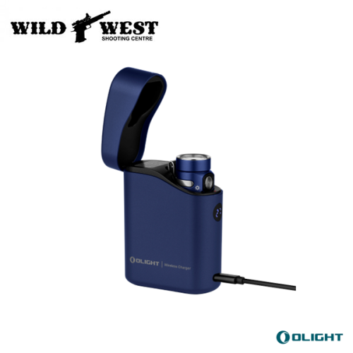 Olight Baton 4 EDC Flashlight w/ Charger 1300 Lumens - Regal Blue Premium