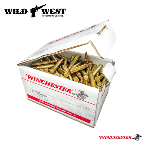 Winchester USA Target & Practice 5.56mm NATO M193 55gr. FMJ - 150 Round Range Pack