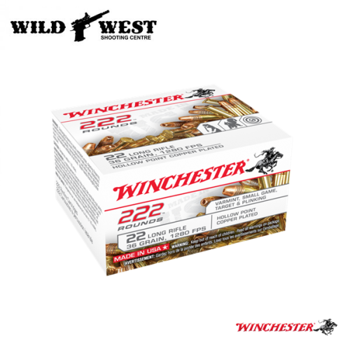 Winchester Target & Small Game .22LR 36gr. HP - 222 Round Pack
