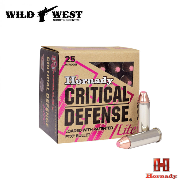 Hornady 90240 Critical Defense Lite Pistol Ammo 9mm, FTX, 100 gr., 1125fps