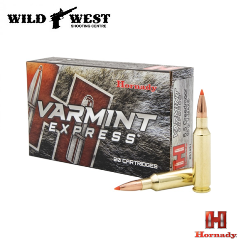 Hornady 81481 Varmint Express Rifle Ammo 6.5 Creedmoor, 95 Gr, V-MAX