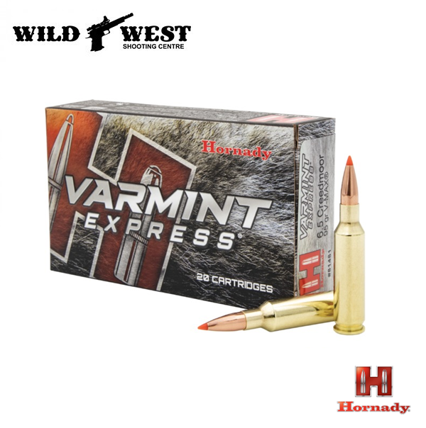 Hornady 81481 Varmint Express Rifle Ammo 6.5 Creedmoor, 95 Gr, V-MAX