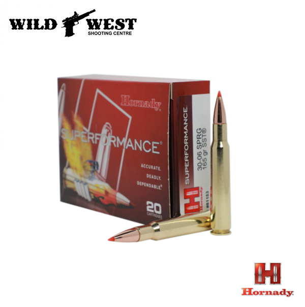 Hornady 81153 Superformance Rifle Ammo 30-06 SPR, SST, 165 Grains