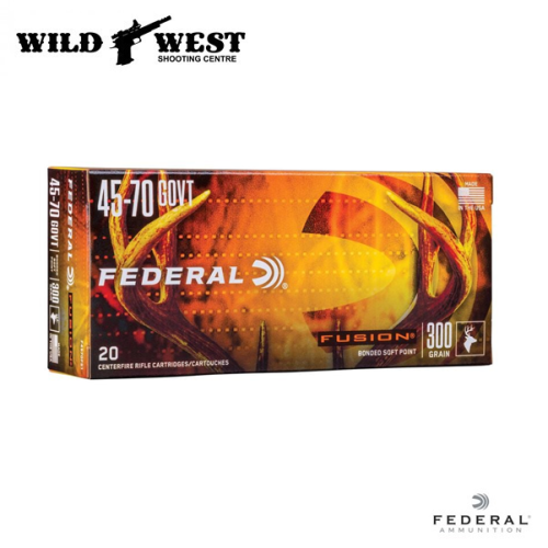 Fusion F4570FS1 Rifle Ammo 45-70 GOVT, 300 Grains, 1850 fps, 20