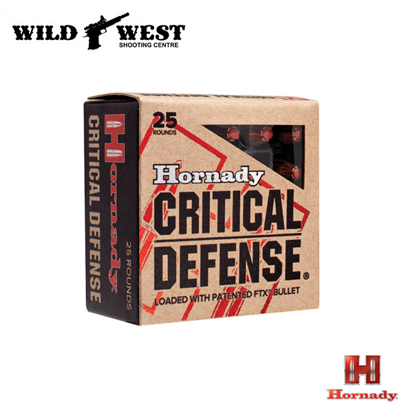 Hornady 90900 Critical Defense Pistol Ammo 45 ACP, FTX, 185 Gr