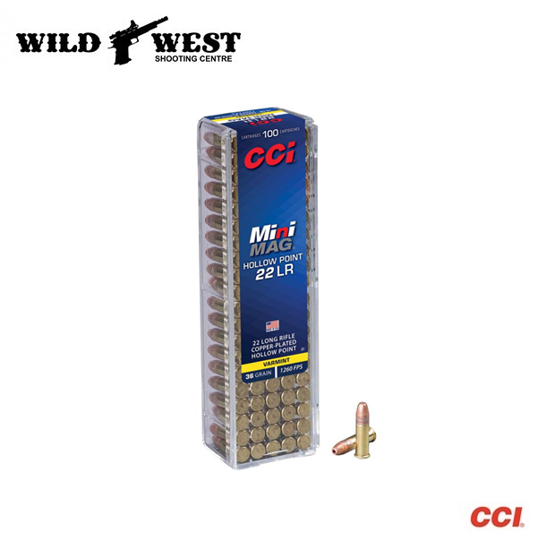 CCI 0962 Mini Mag Meateater, 22lr 36gr, Copper Plated Hollow Point