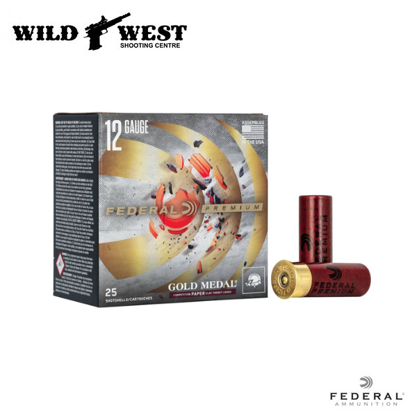 Federal Gold Medal Paper 12ga. 2-3/4" 1-1/8oz. #8 1200fps - 250 Rounds