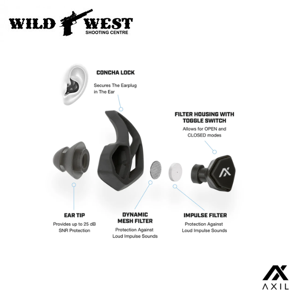 AXIL X30i Earplug - White - Image 2
