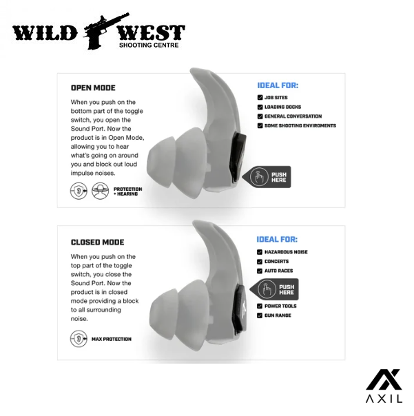 AXIL X30i Earplug - White - Image 3