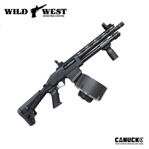 Canuck Recon 3 Mag-Fed Pump Action 12ga. 3" 9" Barrel - Blk