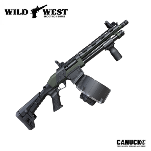 Canuck Recon 3 Tactical M-LOK 12ga., 3", 9" Barrel - OD Green