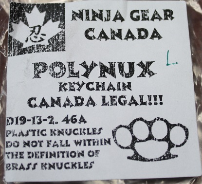 PolyNUX Knuckle Key Chain Transparent -XL