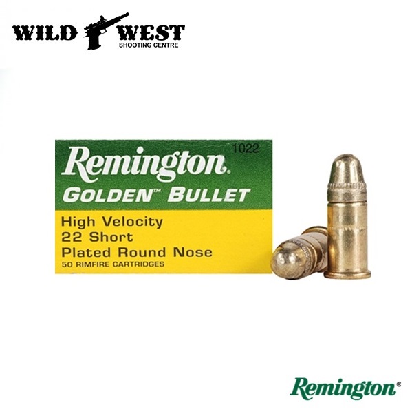 Remington #21000 Golden Bullet .22 Short – 50rds